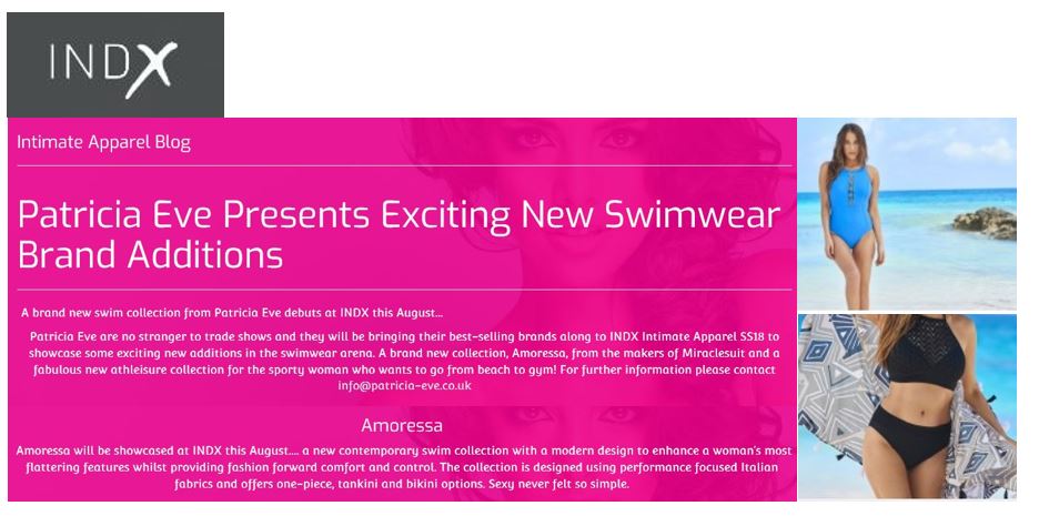 Amoressa Indx intimate apparrel blog