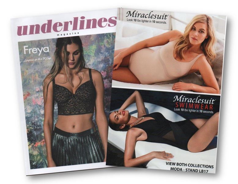 Miraclesuit Shapewear & swimwear advert underlines Feb 17