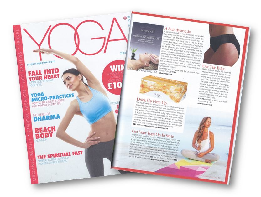 Edgies in Yoga Magazine